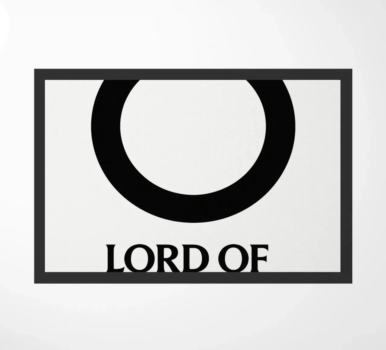 Lord Of The Rings Print zerbino da MoviesArt