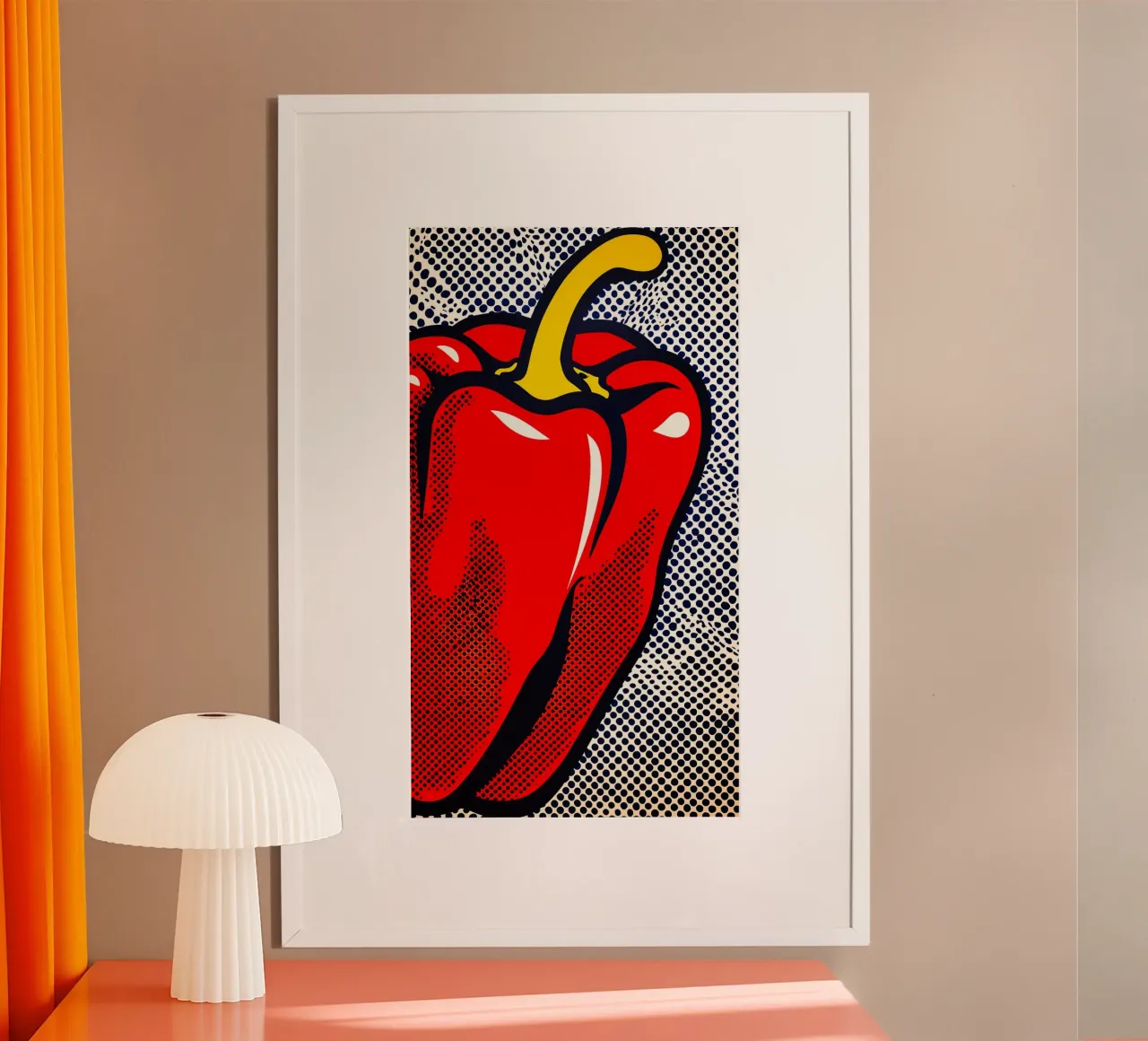 Paprika Pop Art | Ispirata a Roy Lichtenstein poster da Autofocus