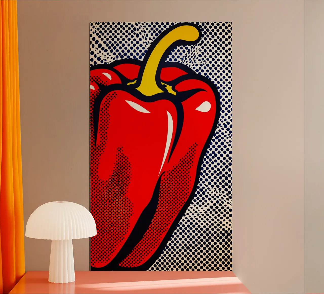 Paprika Pop Art | Ispirata a Roy Lichtenstein poster da Autofocus