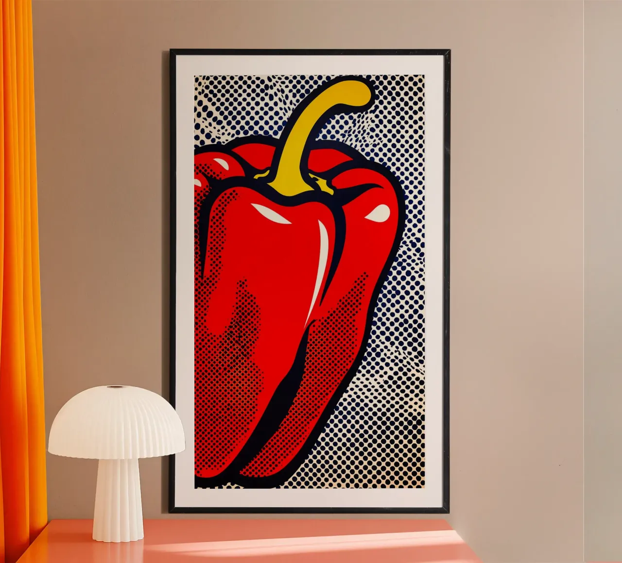 Paprika Pop Art | Ispirata a Roy Lichtenstein poster da Autofocus