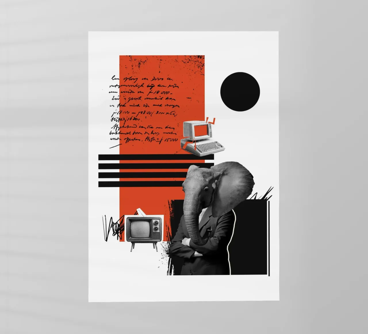 THE ELEPHANT IN THE CODE pellicola backlit da Einfach Uebel