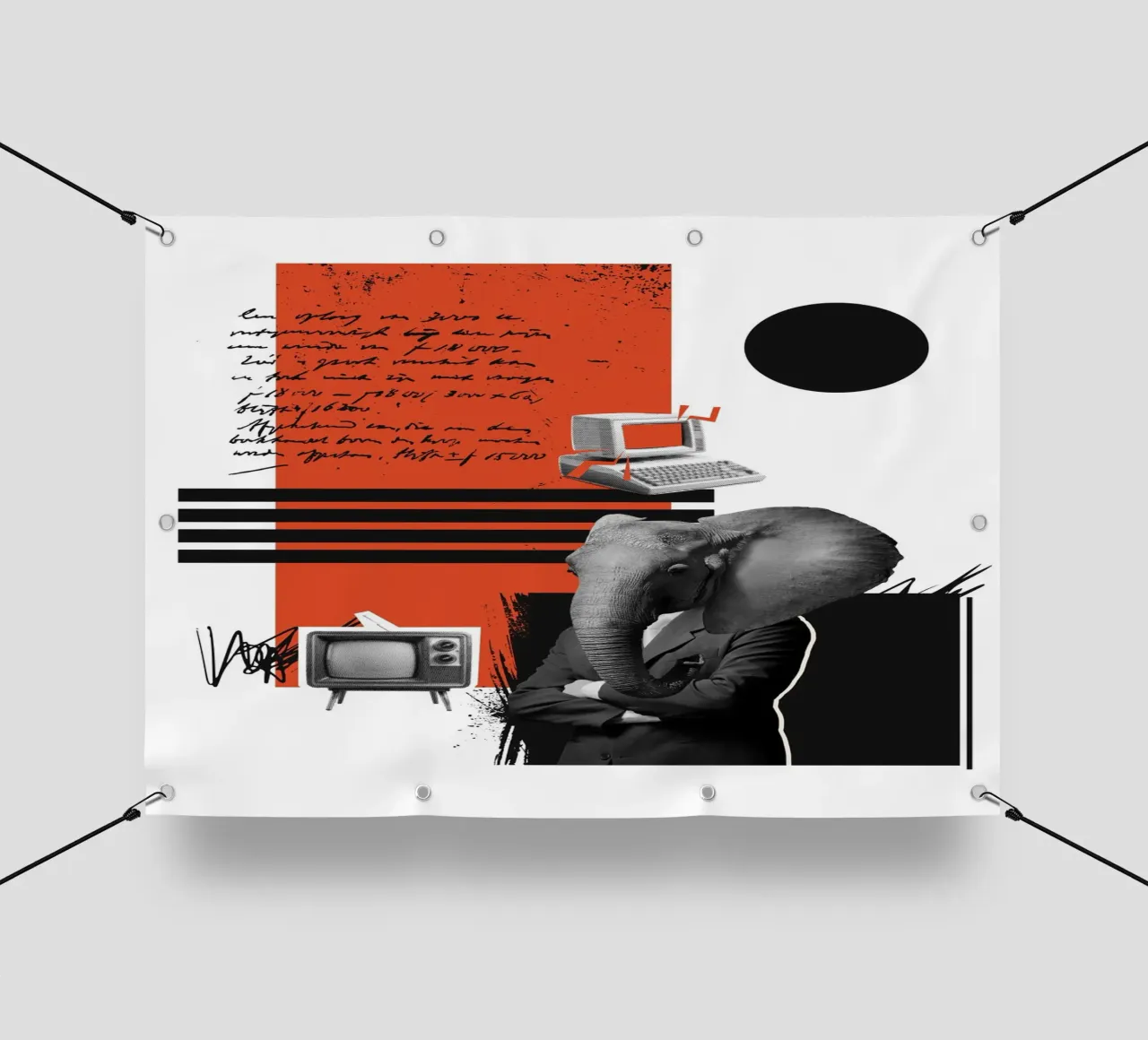 THE ELEPHANT IN THE CODE telo in pvc da Einfach Uebel