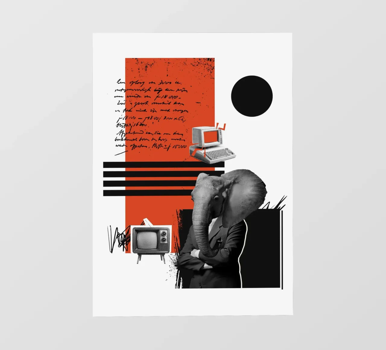 THE ELEPHANT IN THE CODE telo in pvc da Einfach Uebel