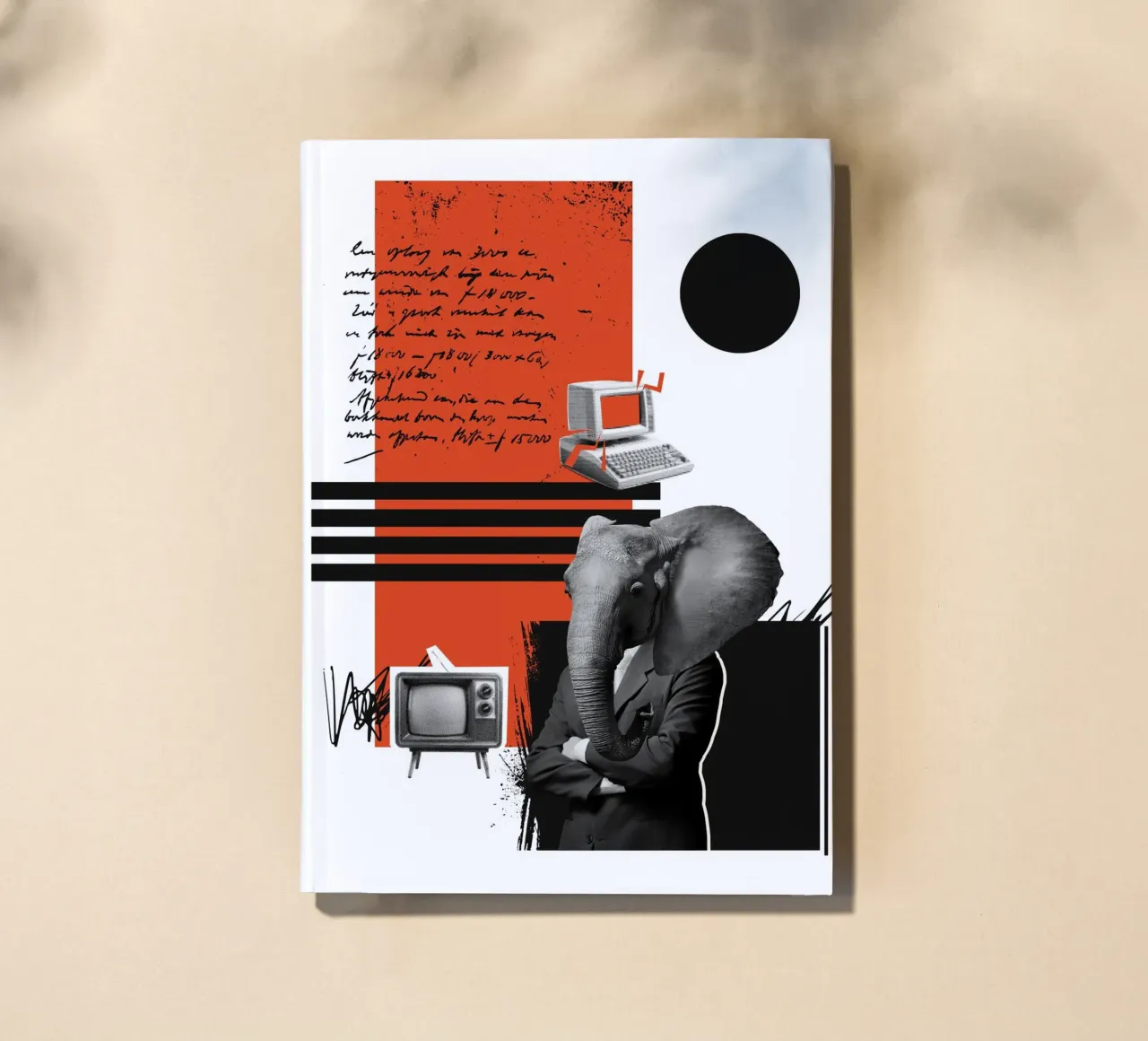 THE ELEPHANT IN THE CODE Notizbuch von Einfach Uebel