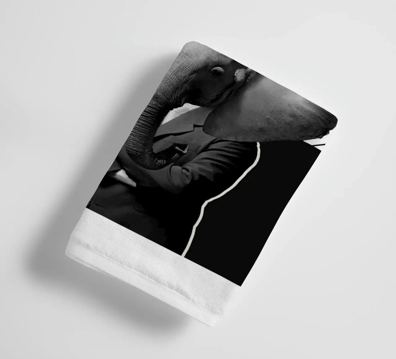 THE ELEPHANT IN THE CODE asciugamano da bagno da Einfach Uebel