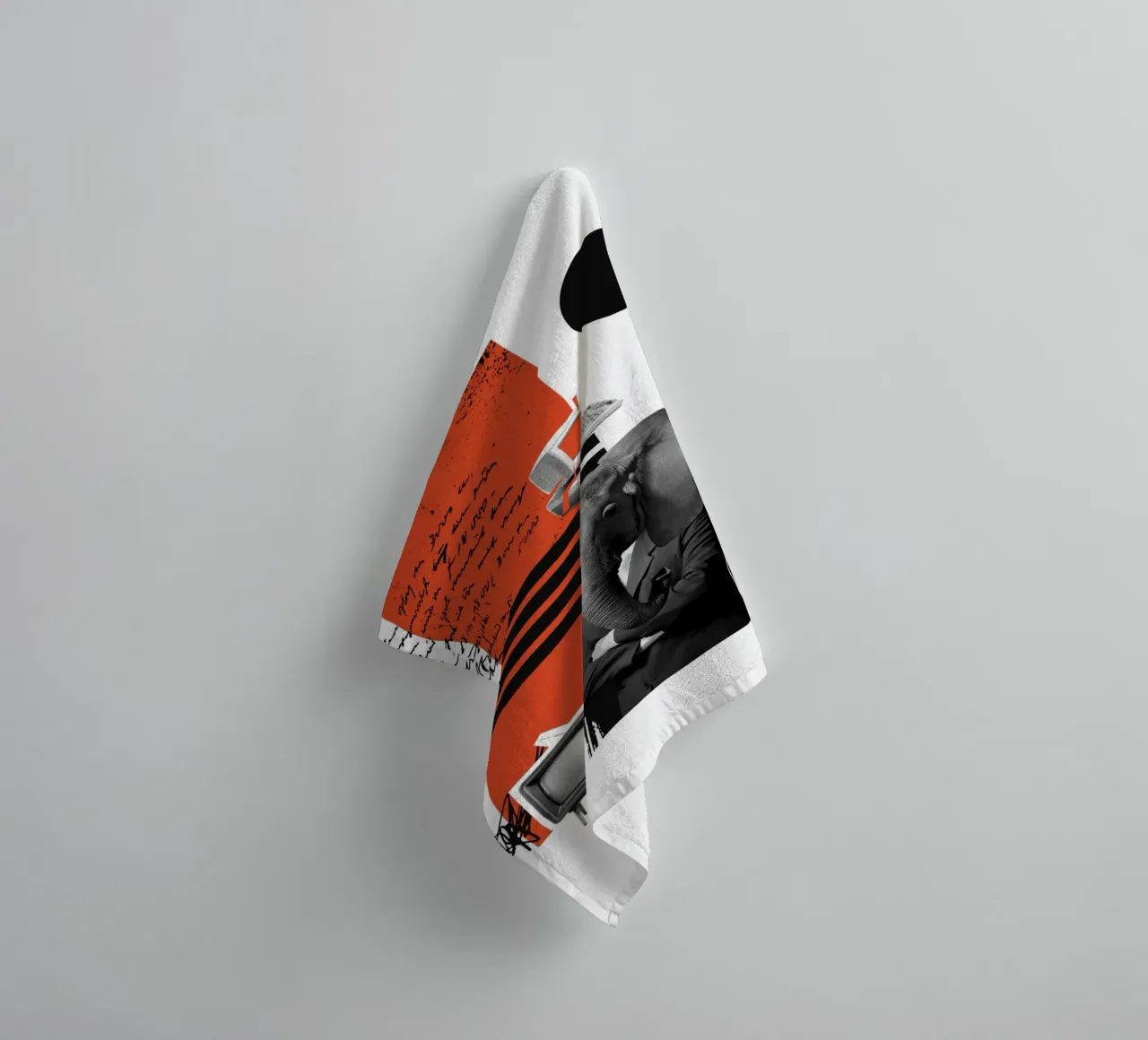 THE ELEPHANT IN THE CODE asciugamano da bagno da Einfach Uebel