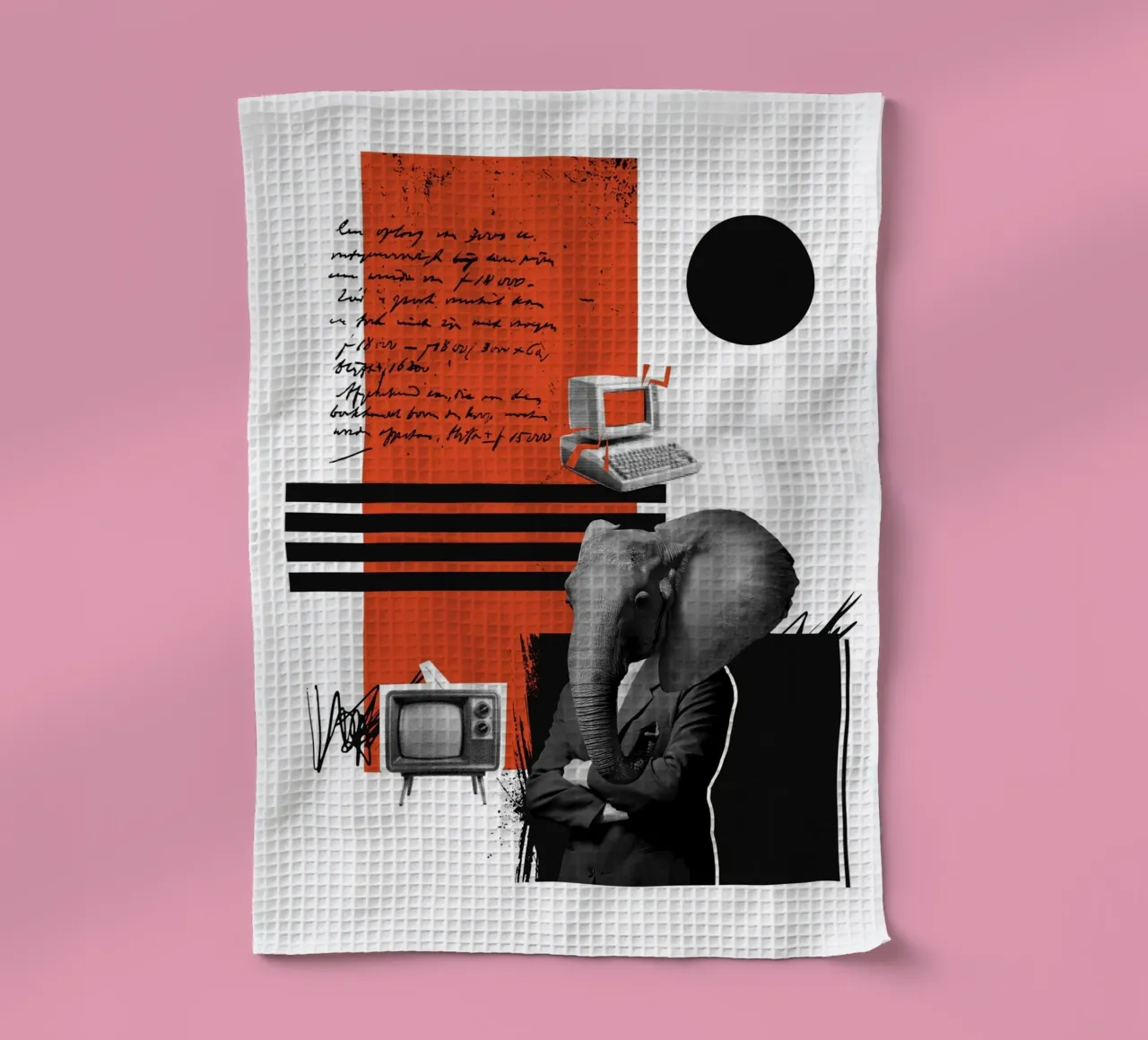 THE ELEPHANT IN THE CODE canovaccio da cucina da Einfach Uebel