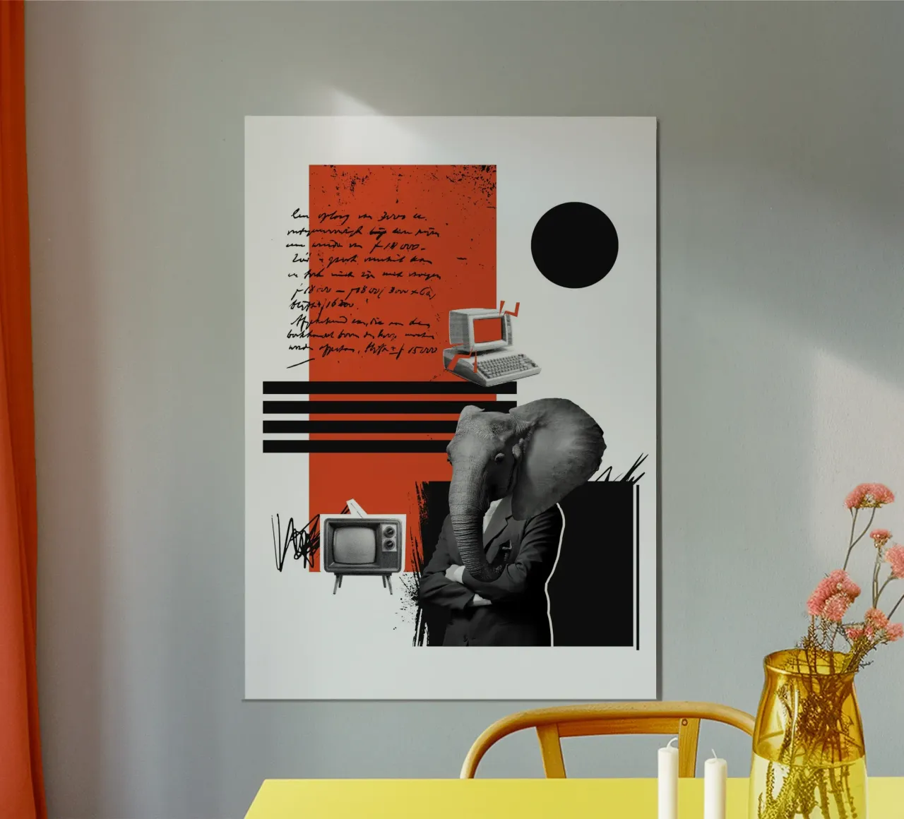 THE ELEPHANT IN THE CODE alluminio dibond da Einfach Uebel