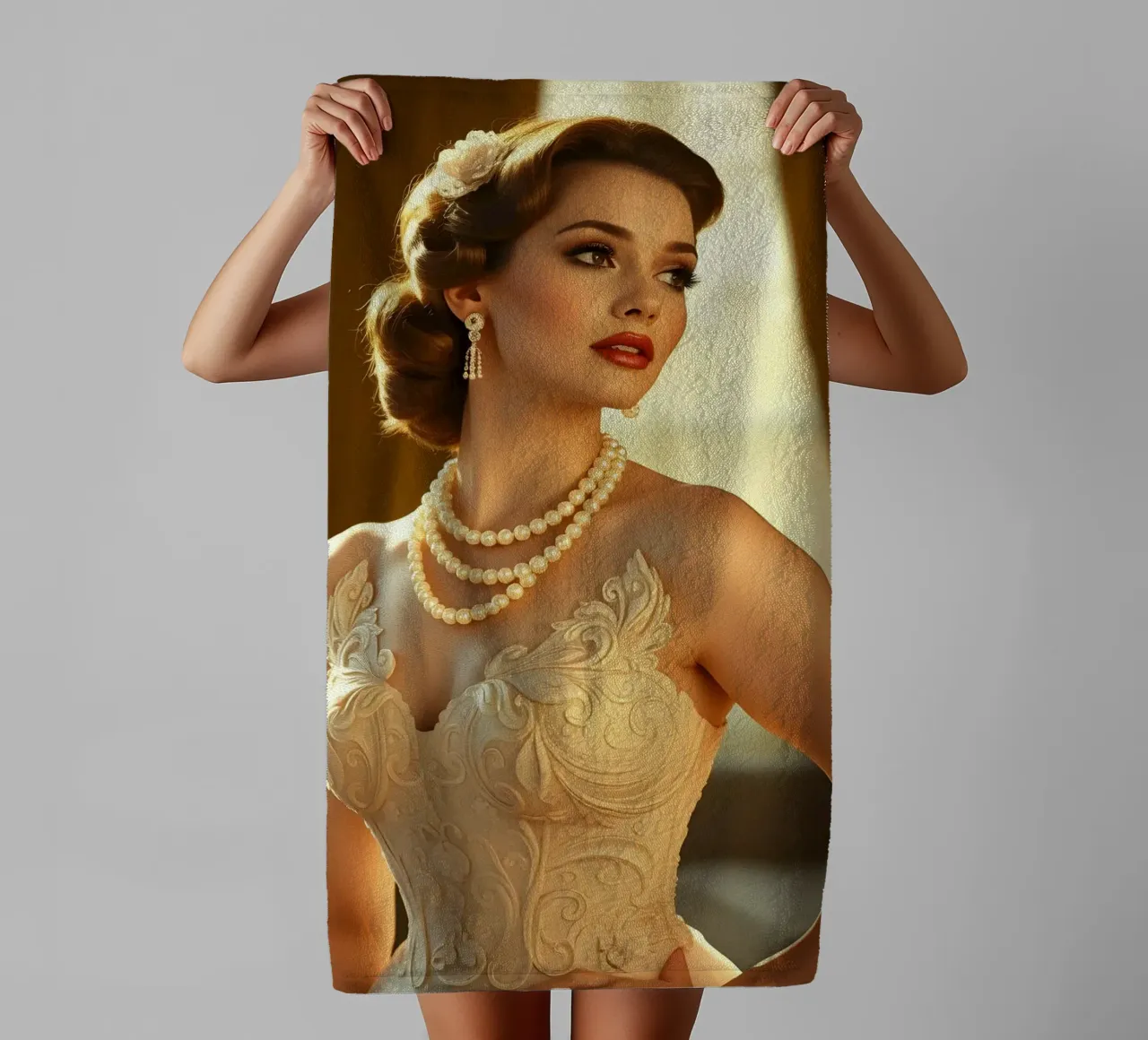 signora elegante asciugamano da bagno da Anita's Dream