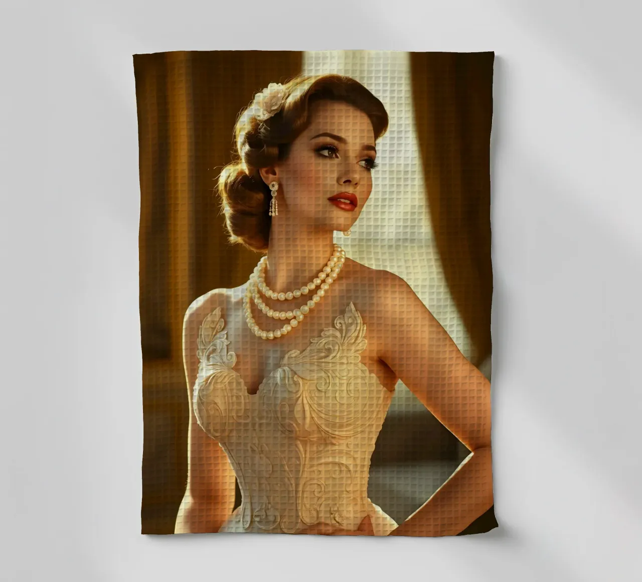 signora elegante canovaccio da cucina da Anita's Dream