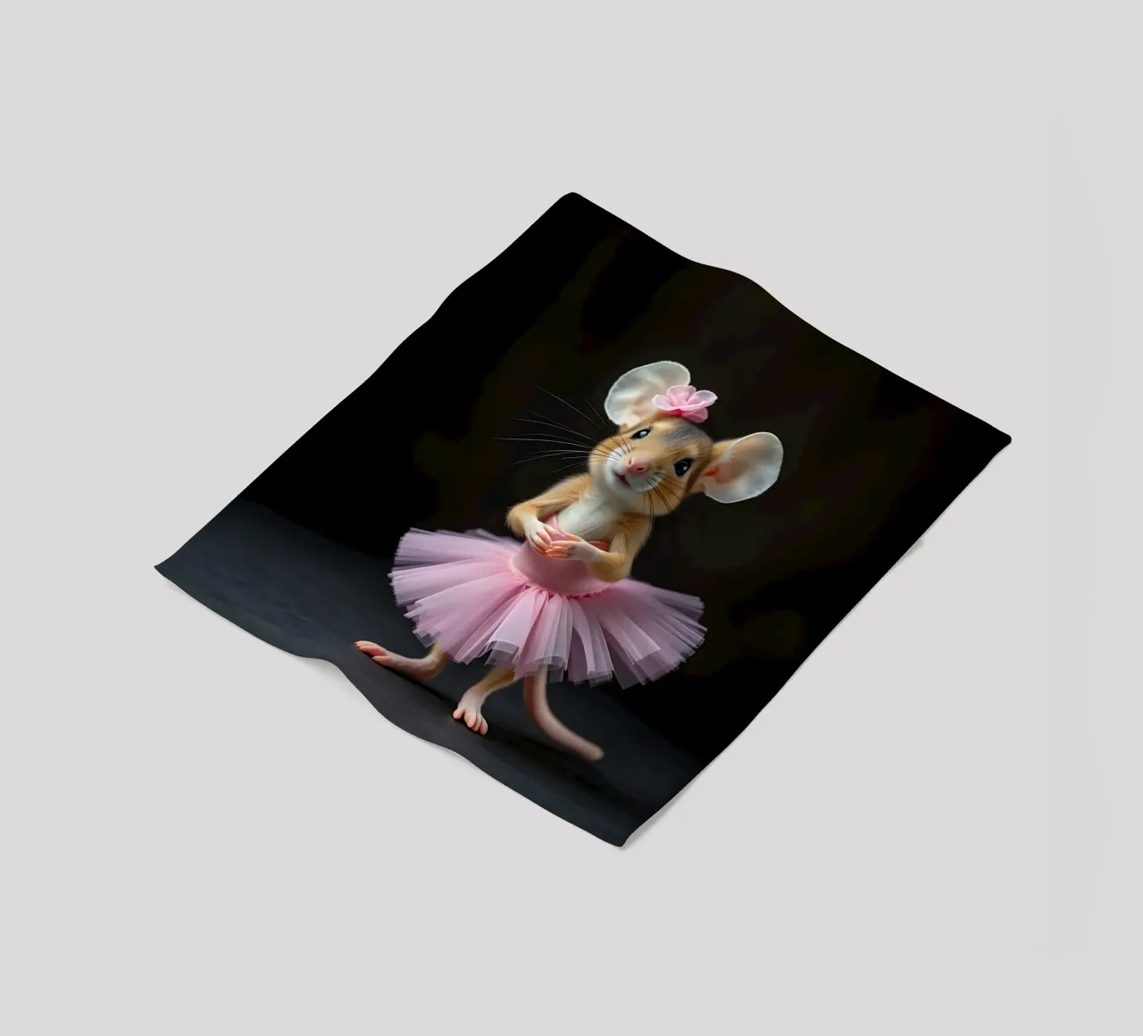 ballerina mouse fleece blanket by Anita's Dream
