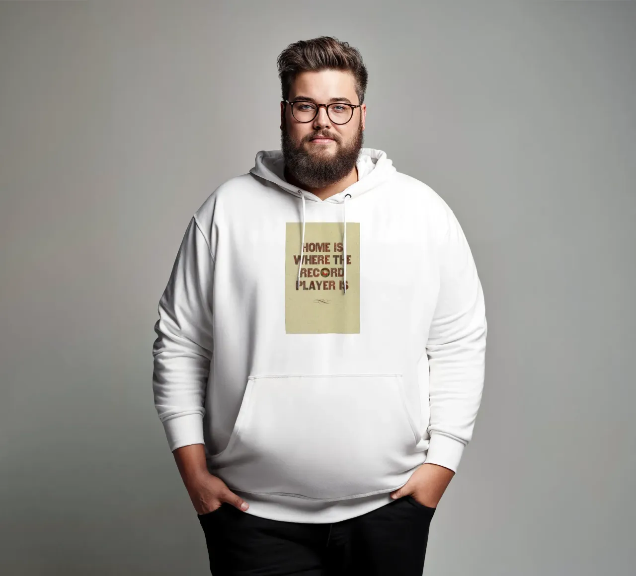 Home is where… felpa con cappuccio da Sammy Slabbinck