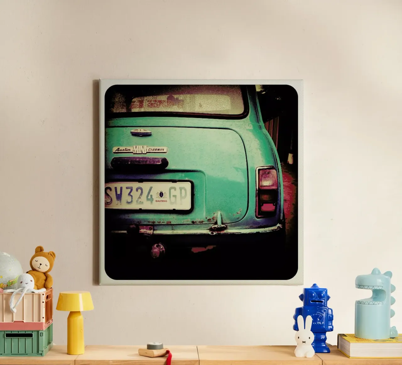 Mini GP tela con Cornice a cassetta da Ballack Art House