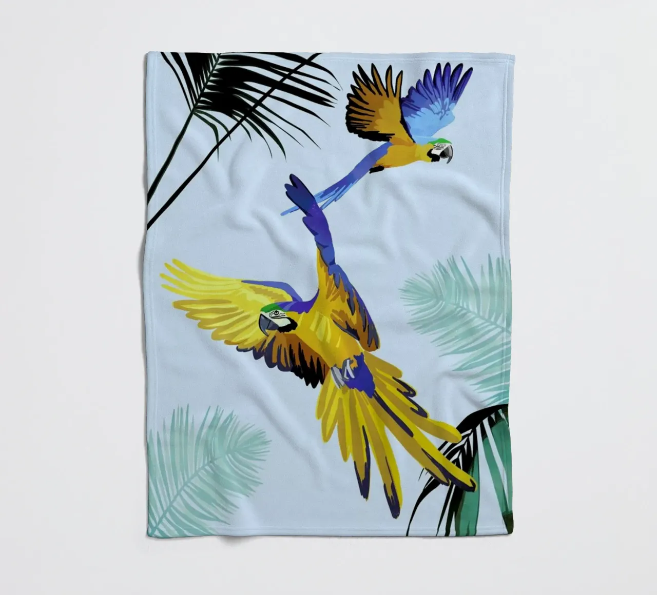 Flying Parrots coperta in pile da Goed Blauw