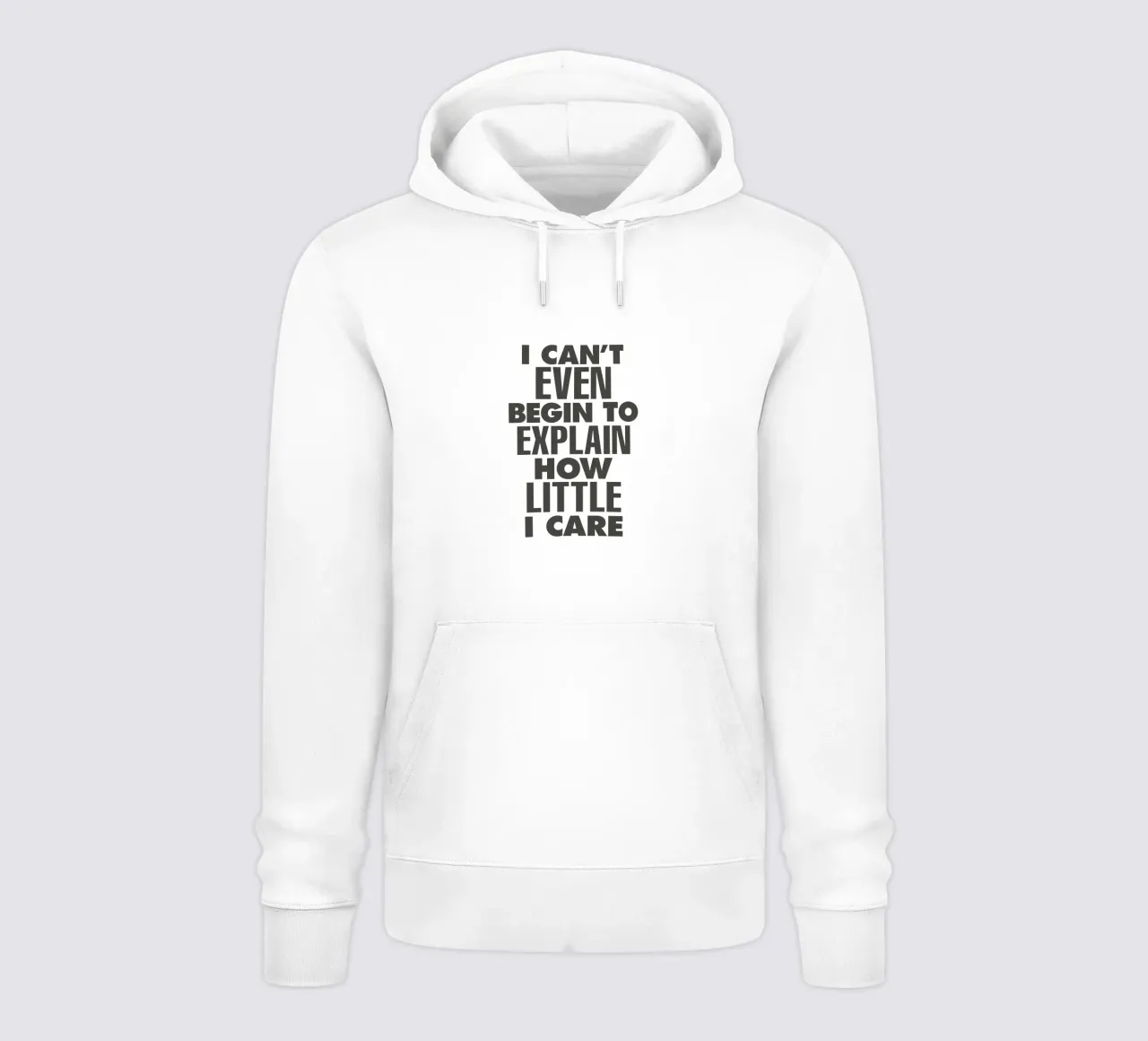 No puedo ni empezar a explicar lo poco que me importa en melocotón sudadera con capucha de THE MOTIVATED TYPE