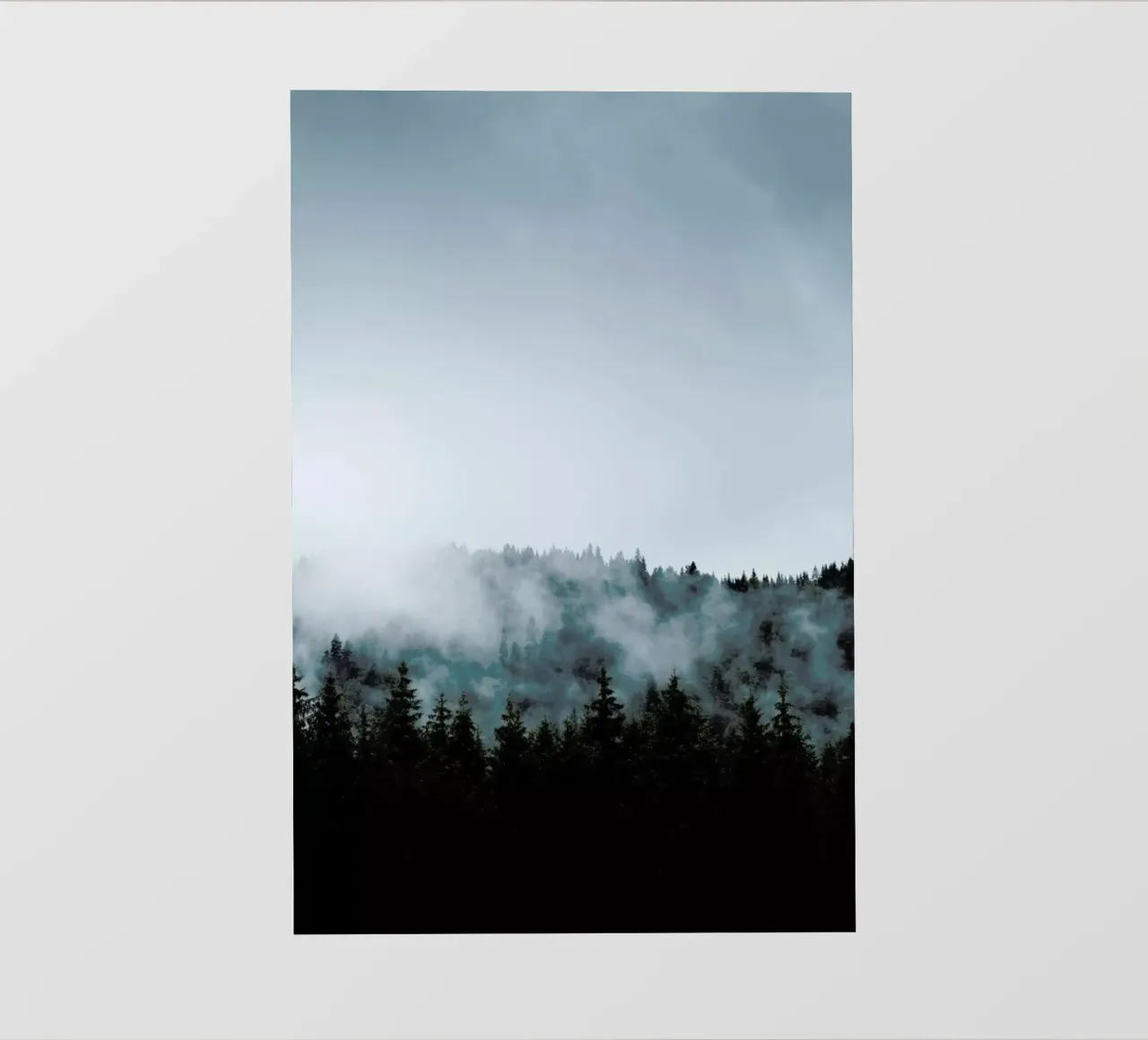 Alps in Fog telo in pvc da EyeEm Mobile GmbH