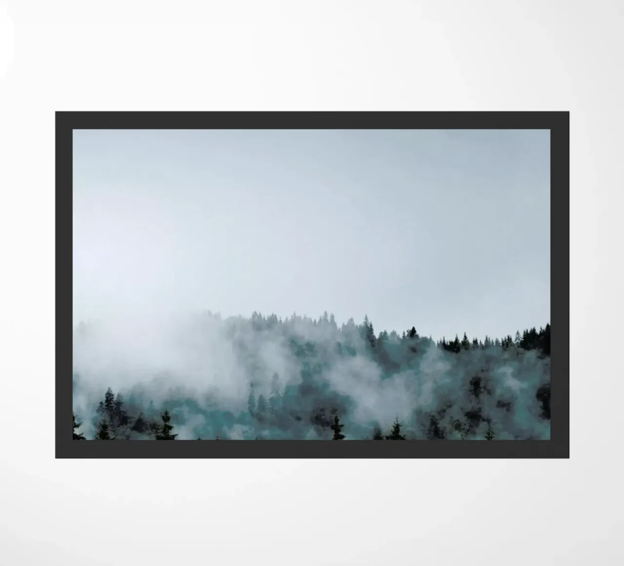 Alps in Fog Fußmatte von EyeEm Mobile GmbH