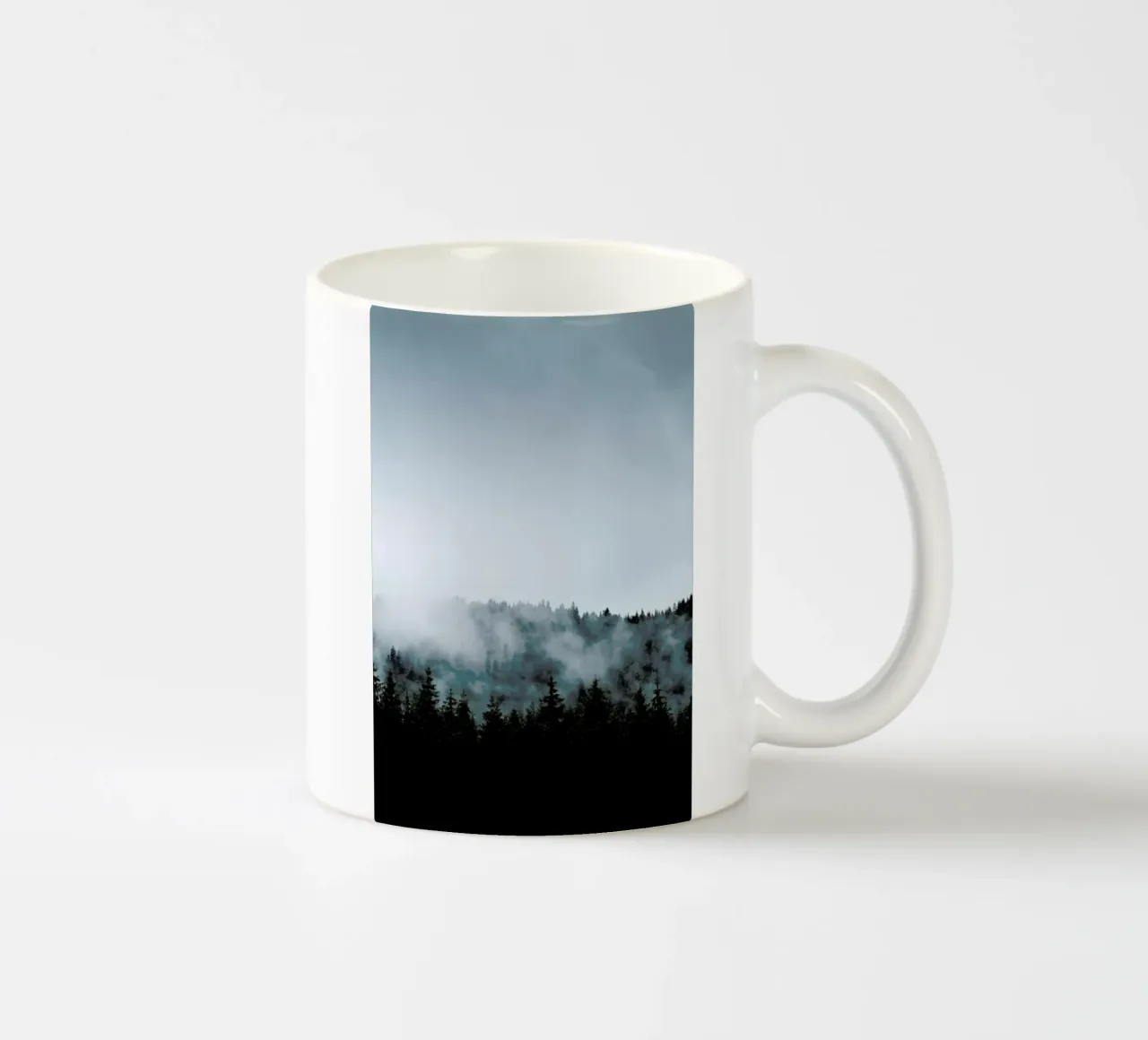 Alps in Fog Keramik Tasse von EyeEm Mobile GmbH