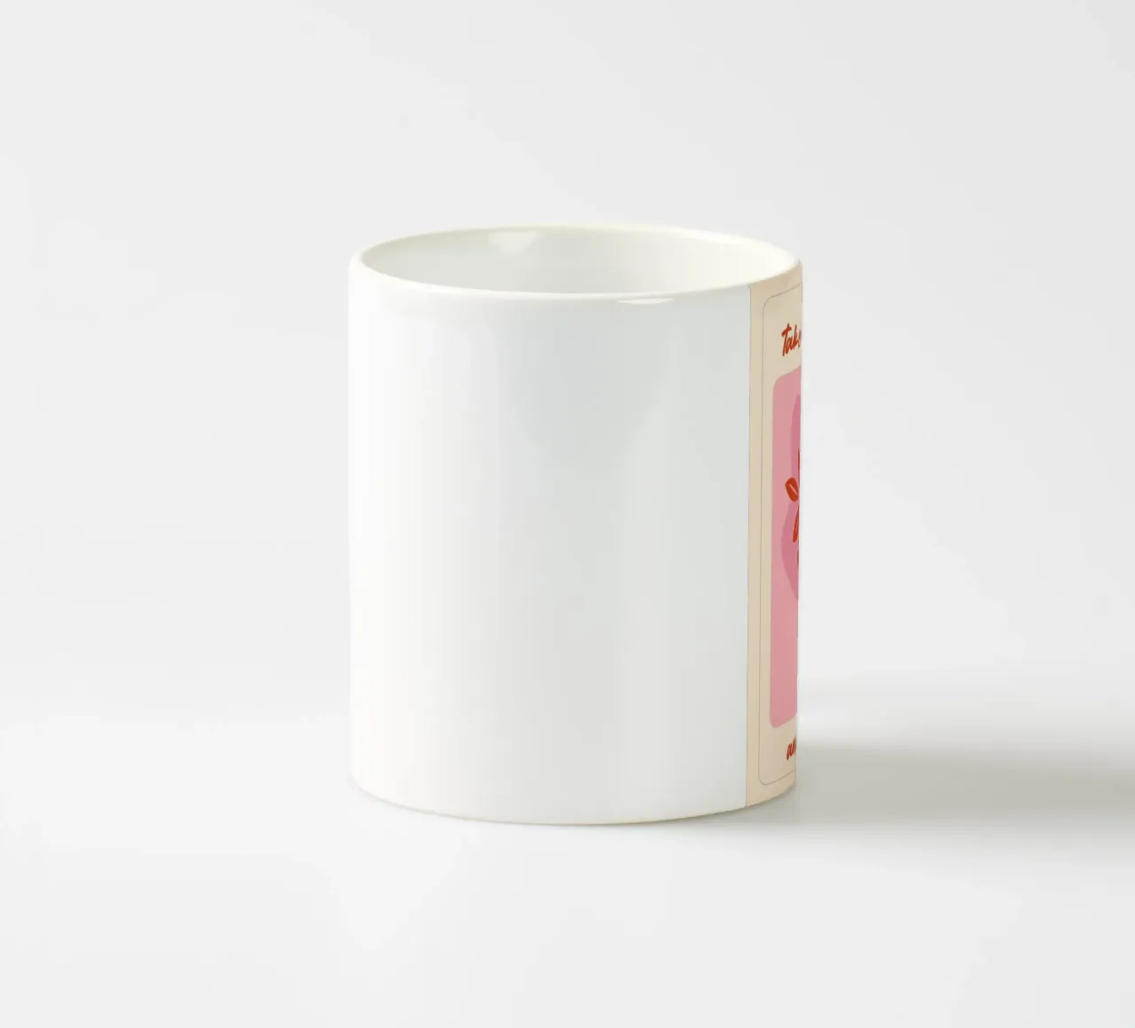 "Take a Deep Breath" Botanical Art Print - Calm & Motivating ceramic mug by ClubArt