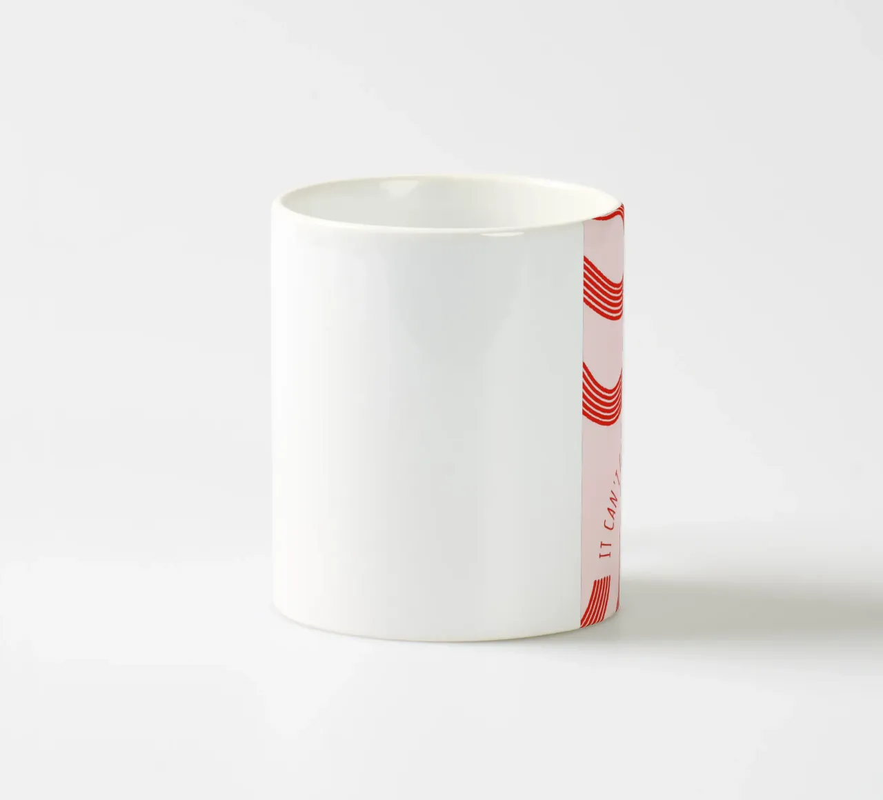 Stampa d'arte con linee astratte "It Can't Get Any Better" - Retro F tazza in ceramica da ClubArt