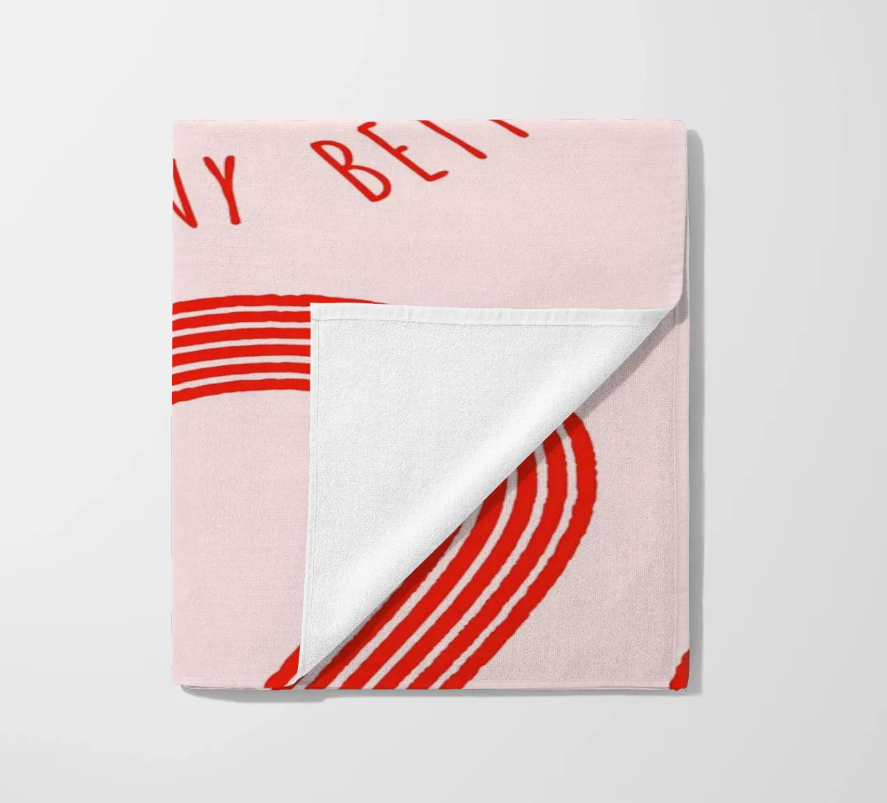 Stampa d'arte con linee astratte "It Can't Get Any Better" - Retro F telo mare da ClubArt