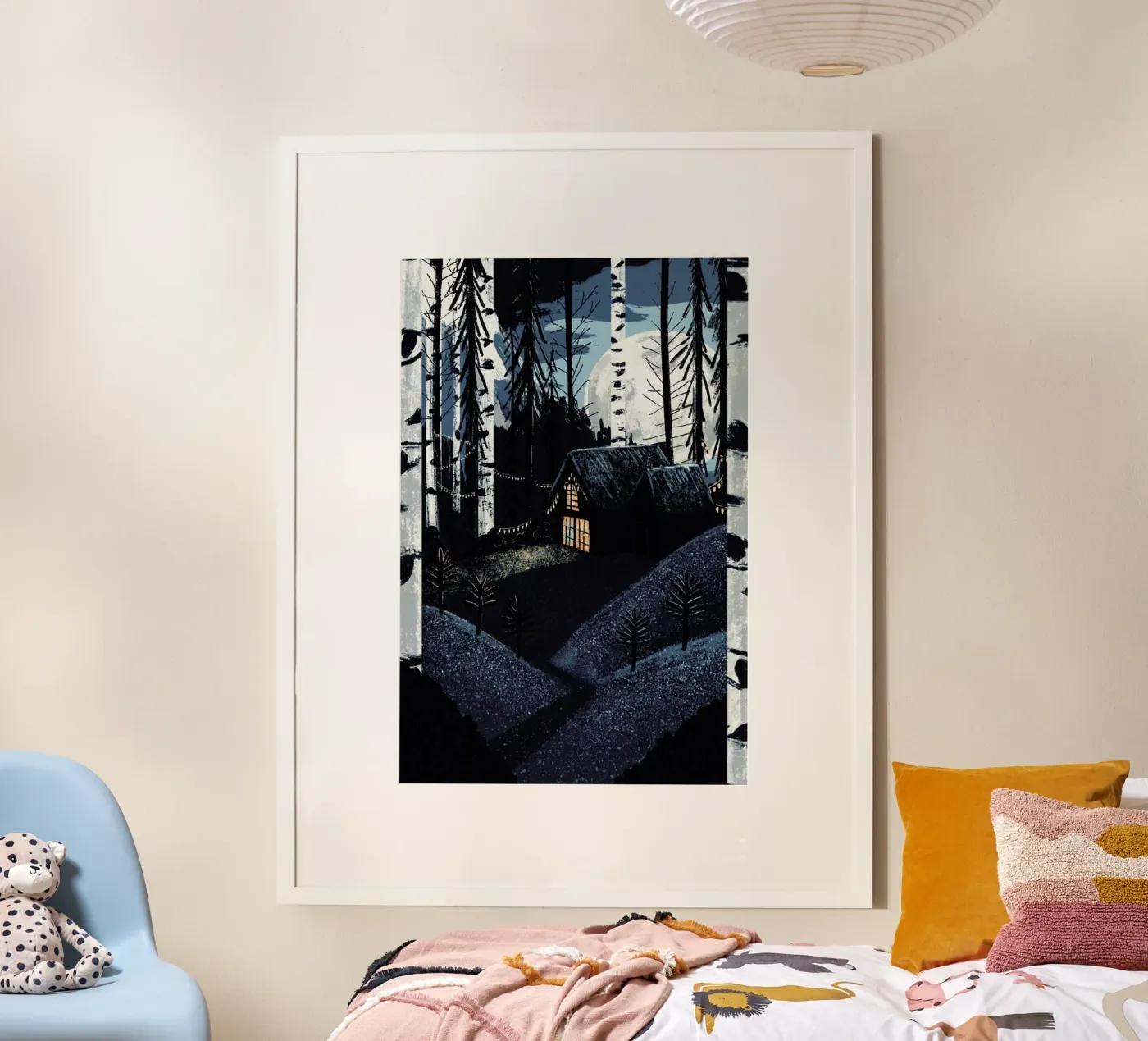 Christmas Cabin poster da Goed Blauw