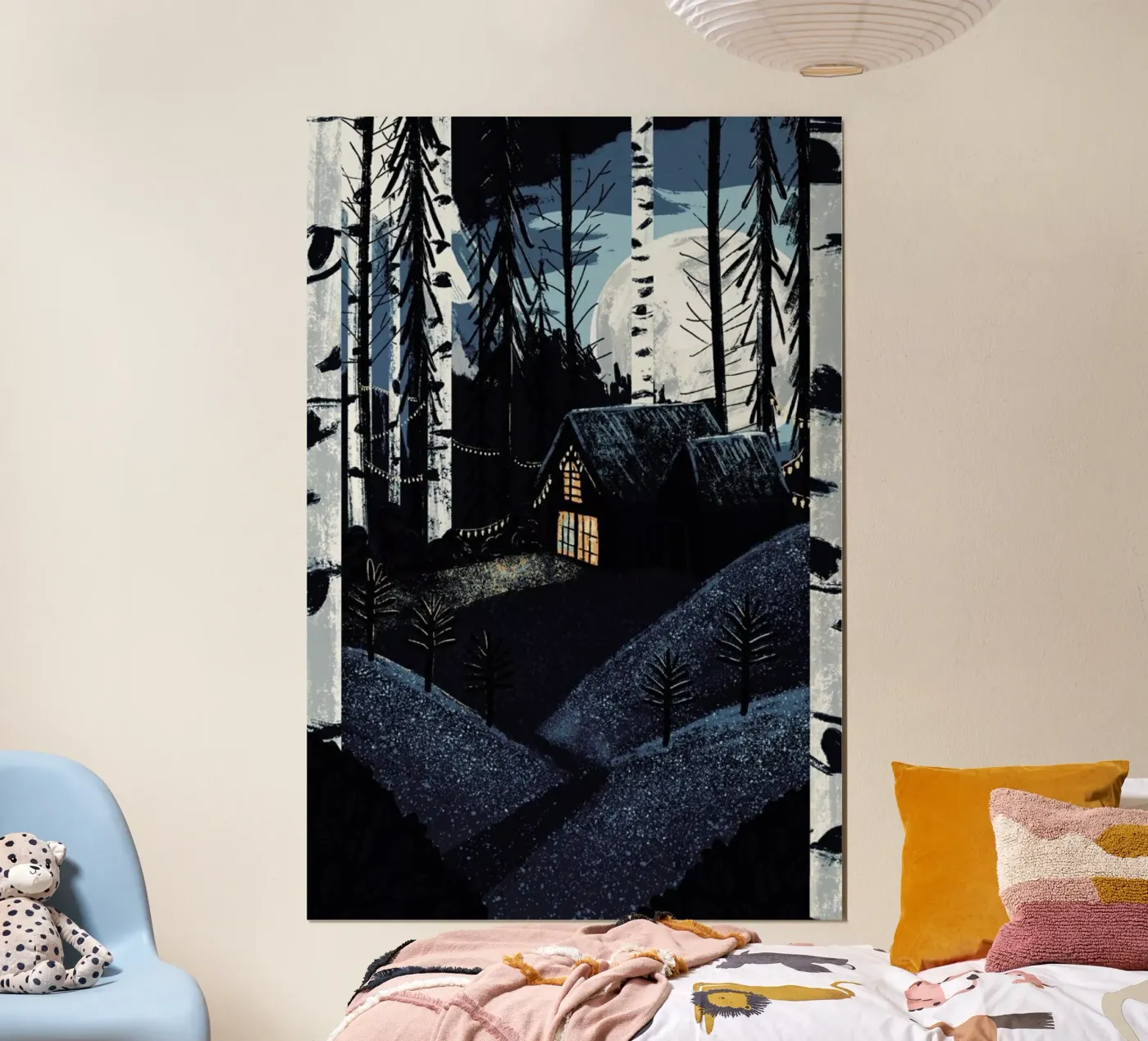 Christmas Cabin poster da Goed Blauw