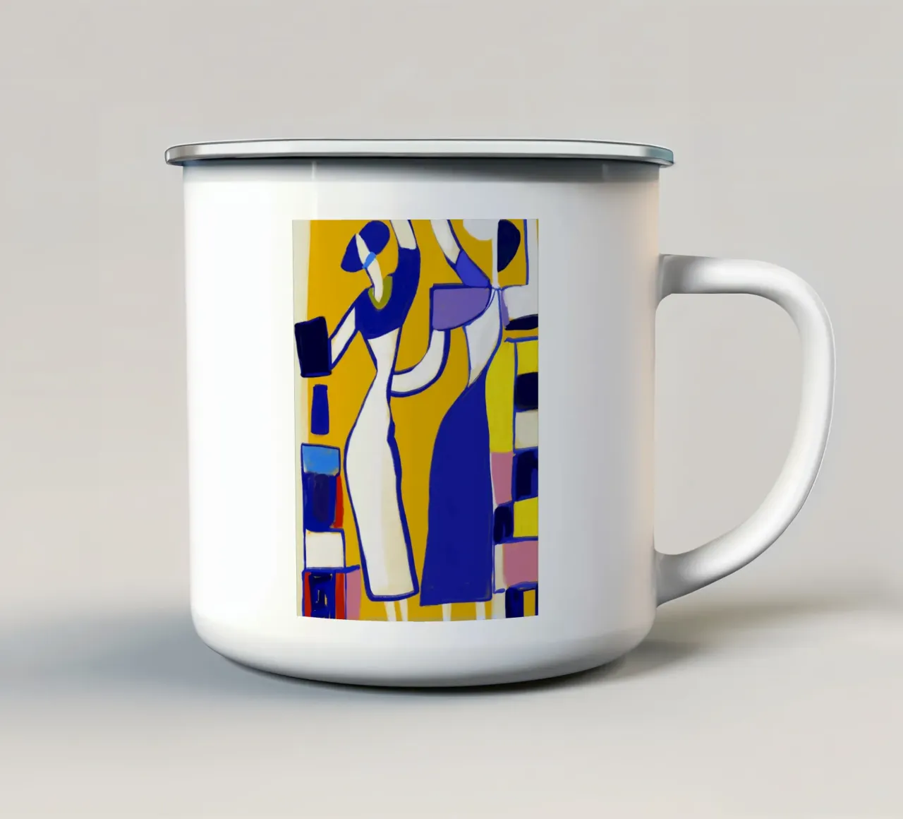 Manichino tazza in smalto da Little Dean