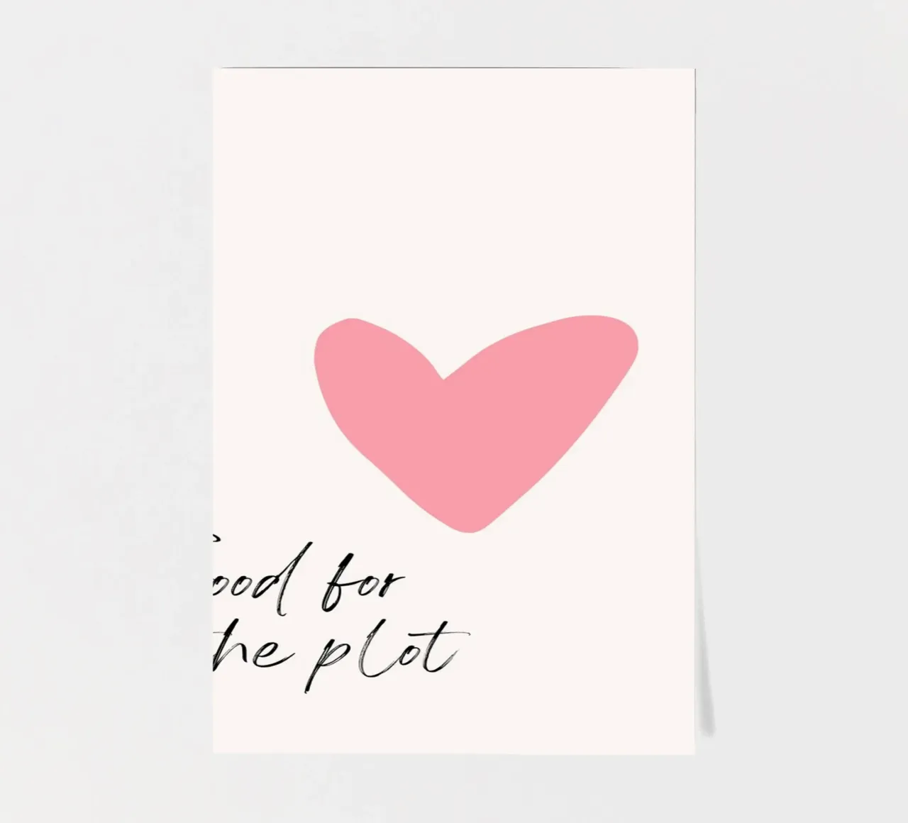 "Good for the Plot" Ace of Hearts Art - Playful & Modern sticker sheet by ClubArt