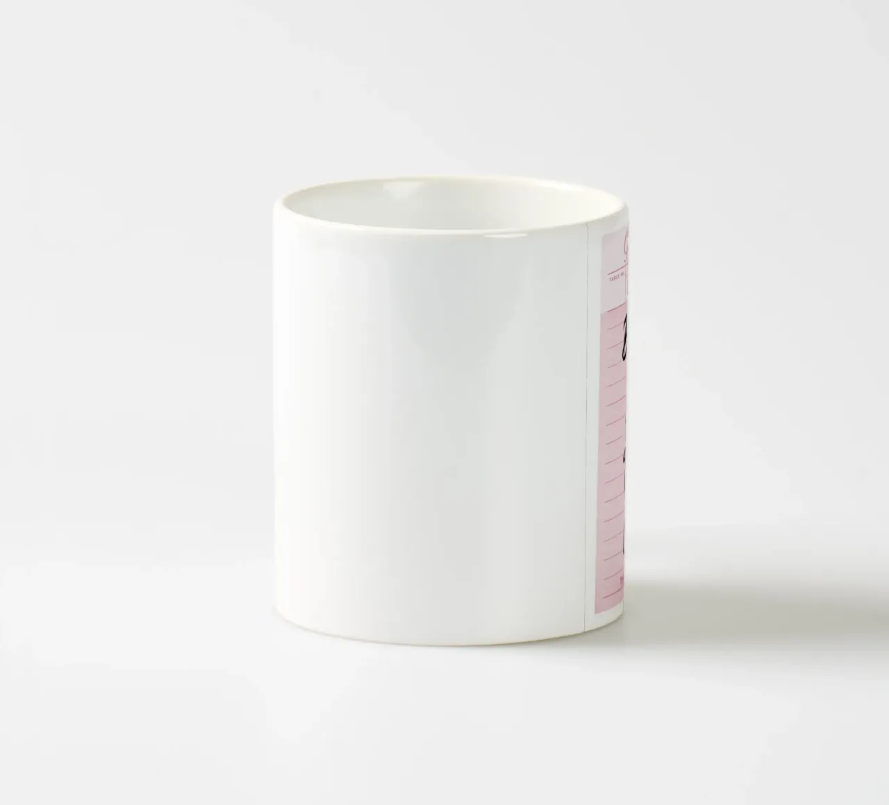 "Better Late Than Ugly" Retro Guest Check Art - Humorous Chi ceramic mug by ClubArt