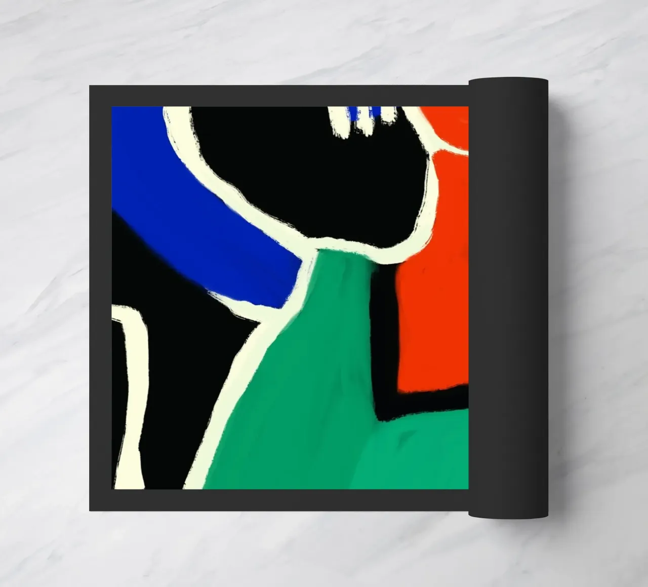 Dancing native doormat by Little Dean