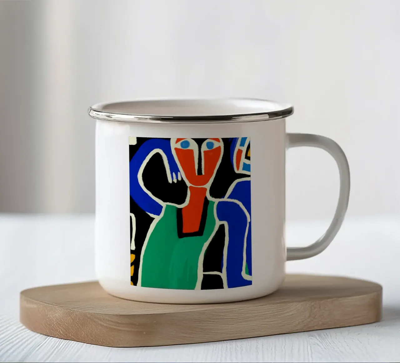 Nativo danzante tazza in smalto da Little Dean