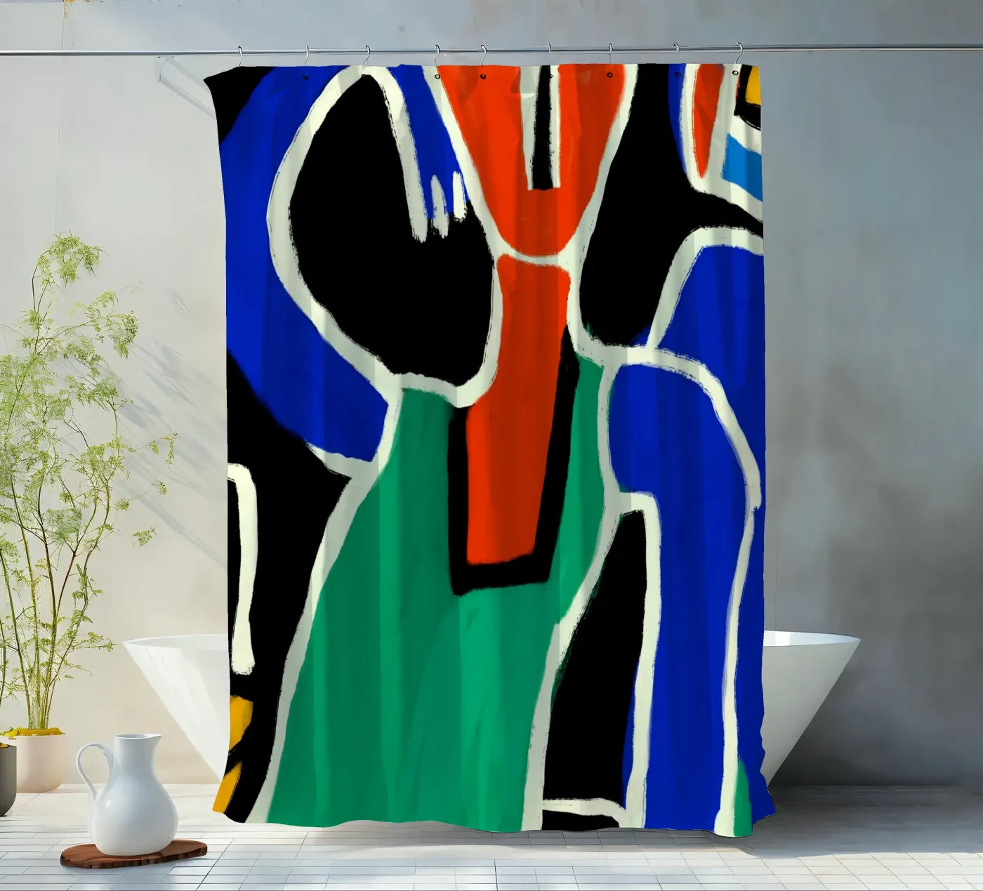 Nativo danzante tenda da doccia da Little Dean