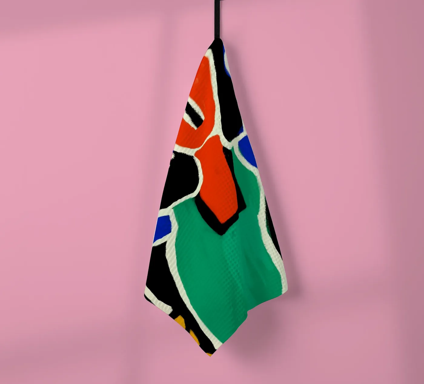 Tanzender Eingeborener Geschirrtuch von Little Dean