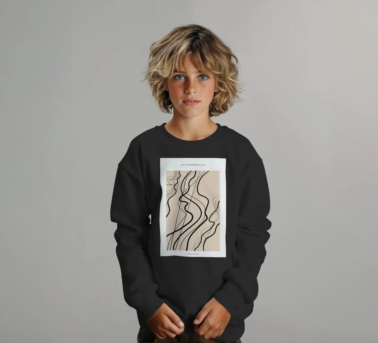 Minimal 4 felpa bambino da Froilein Juno