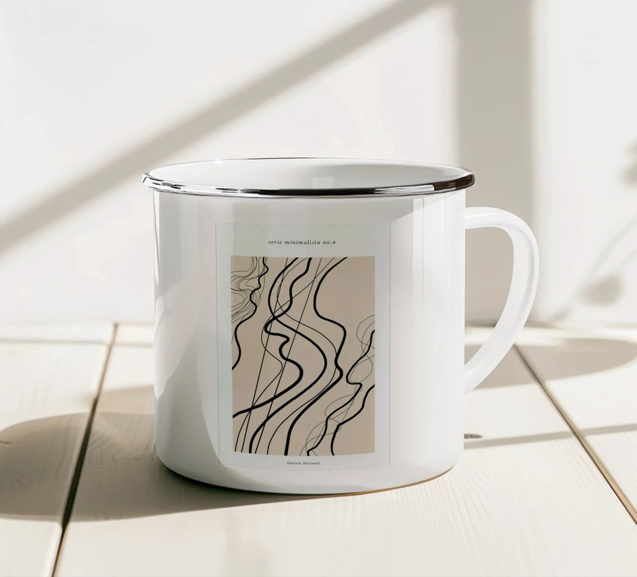 Minimal 4 tazza in smalto da Froilein Juno