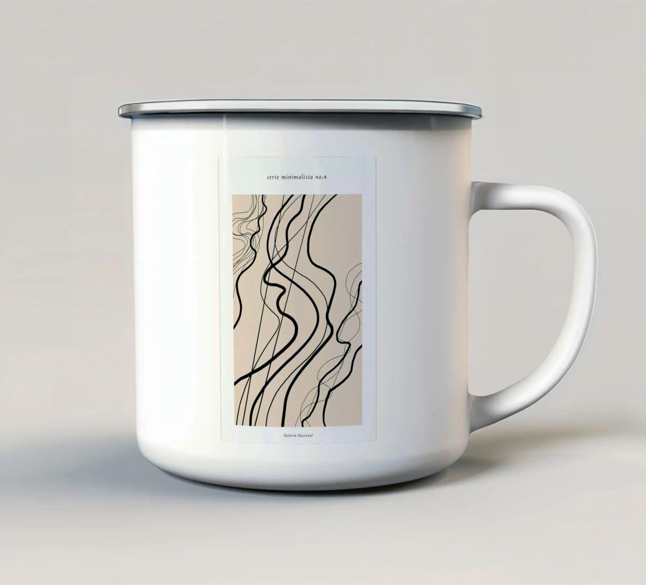 Minimal 4 tazza in smalto da Froilein Juno