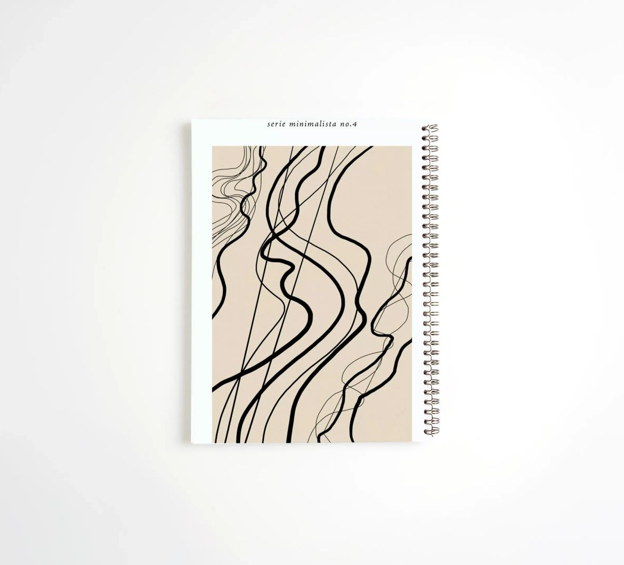 Minimal 4 spiral notebook by Froilein Juno