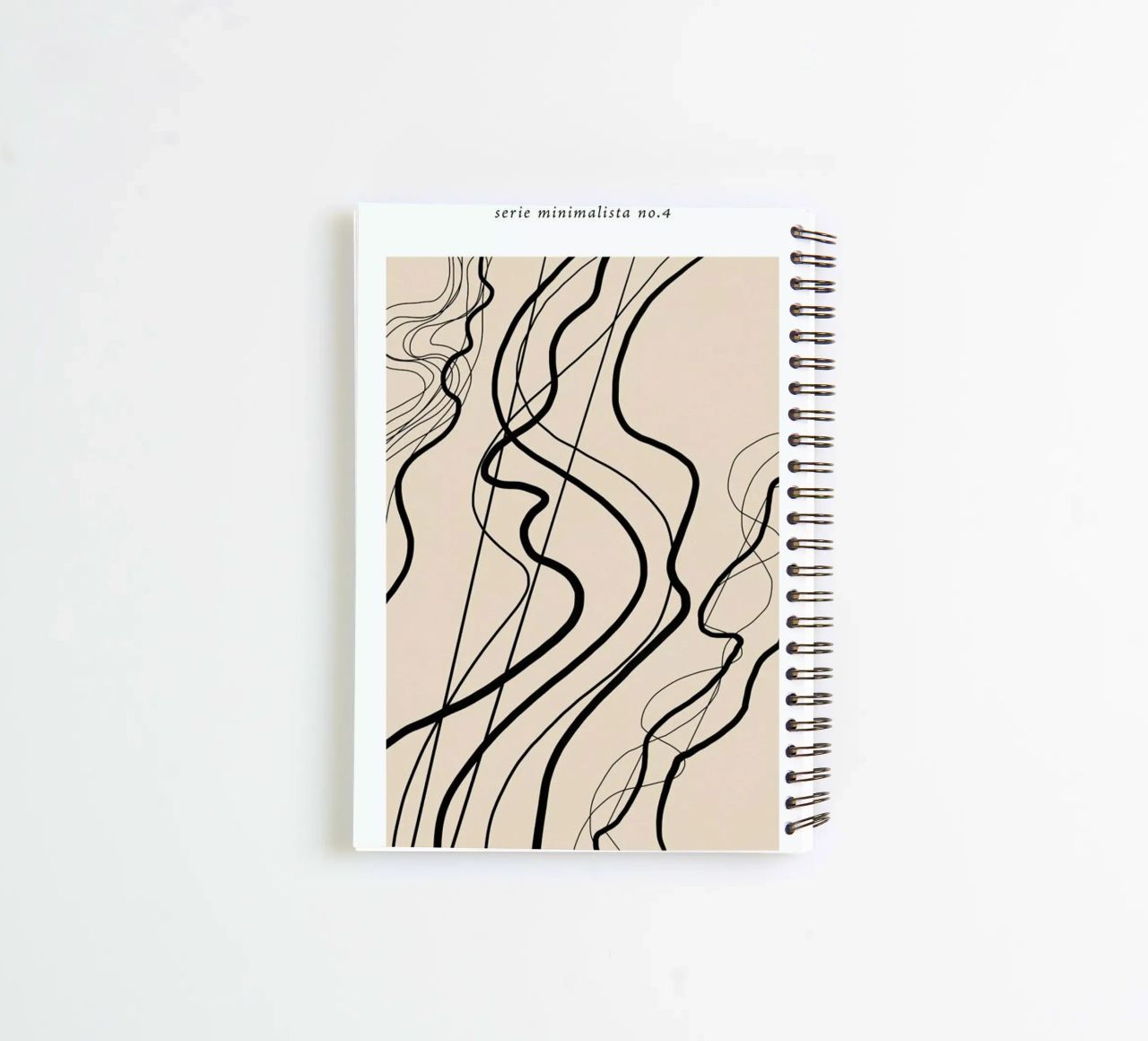 Minimal 4 spiral notebook by Froilein Juno