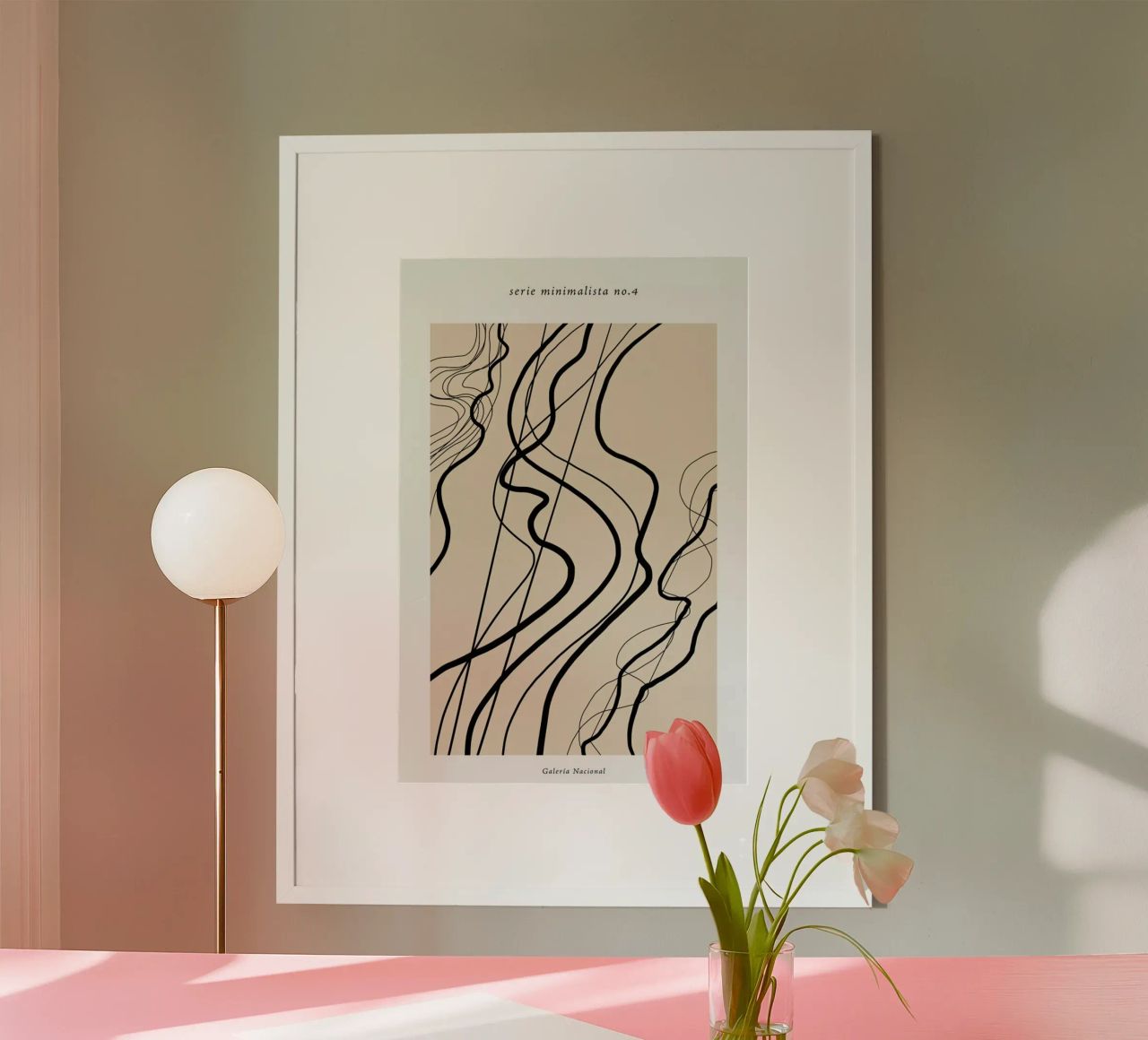 Minimal 4 poster by Froilein Juno