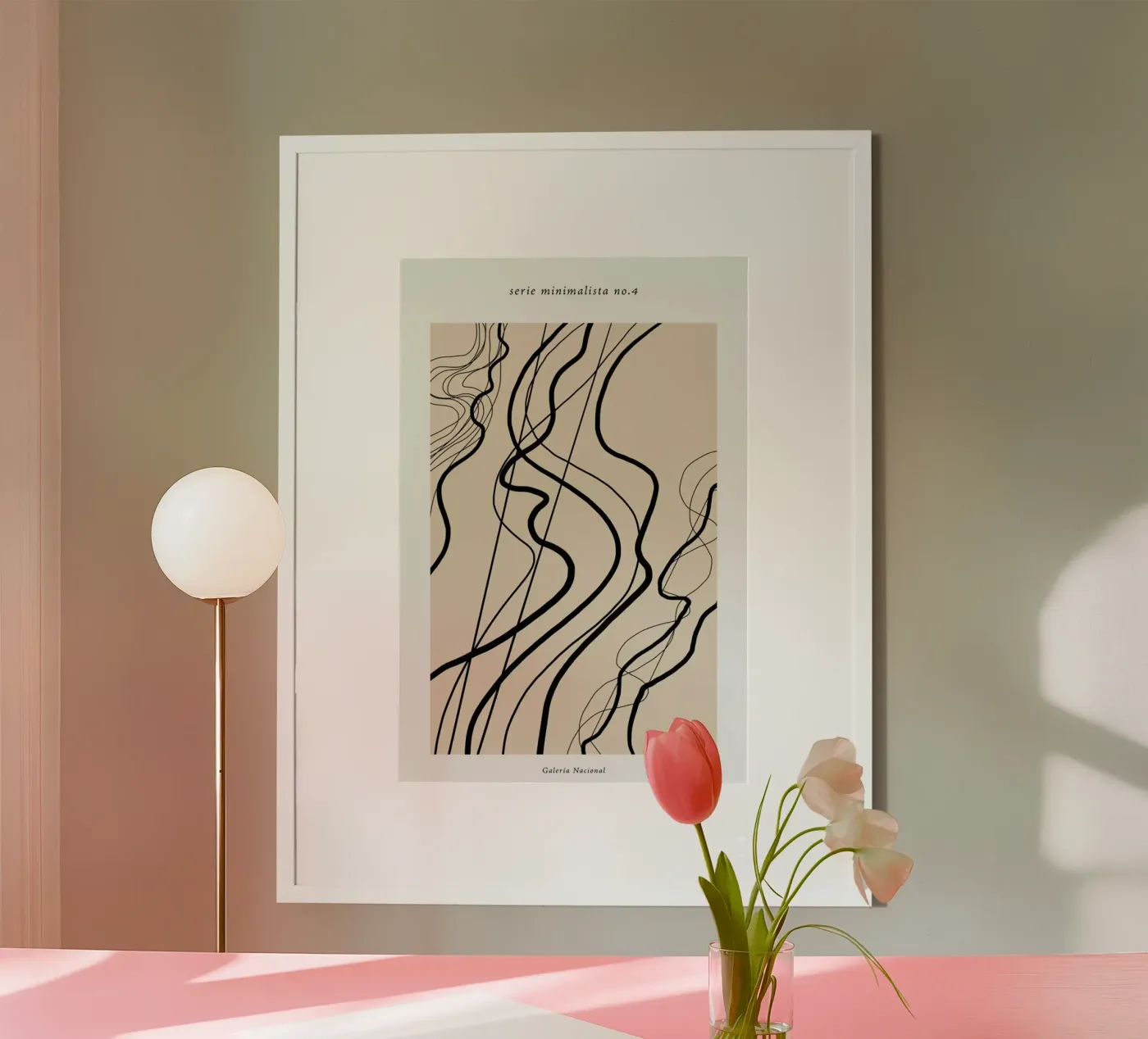 Minimal 4 poster by Froilein Juno