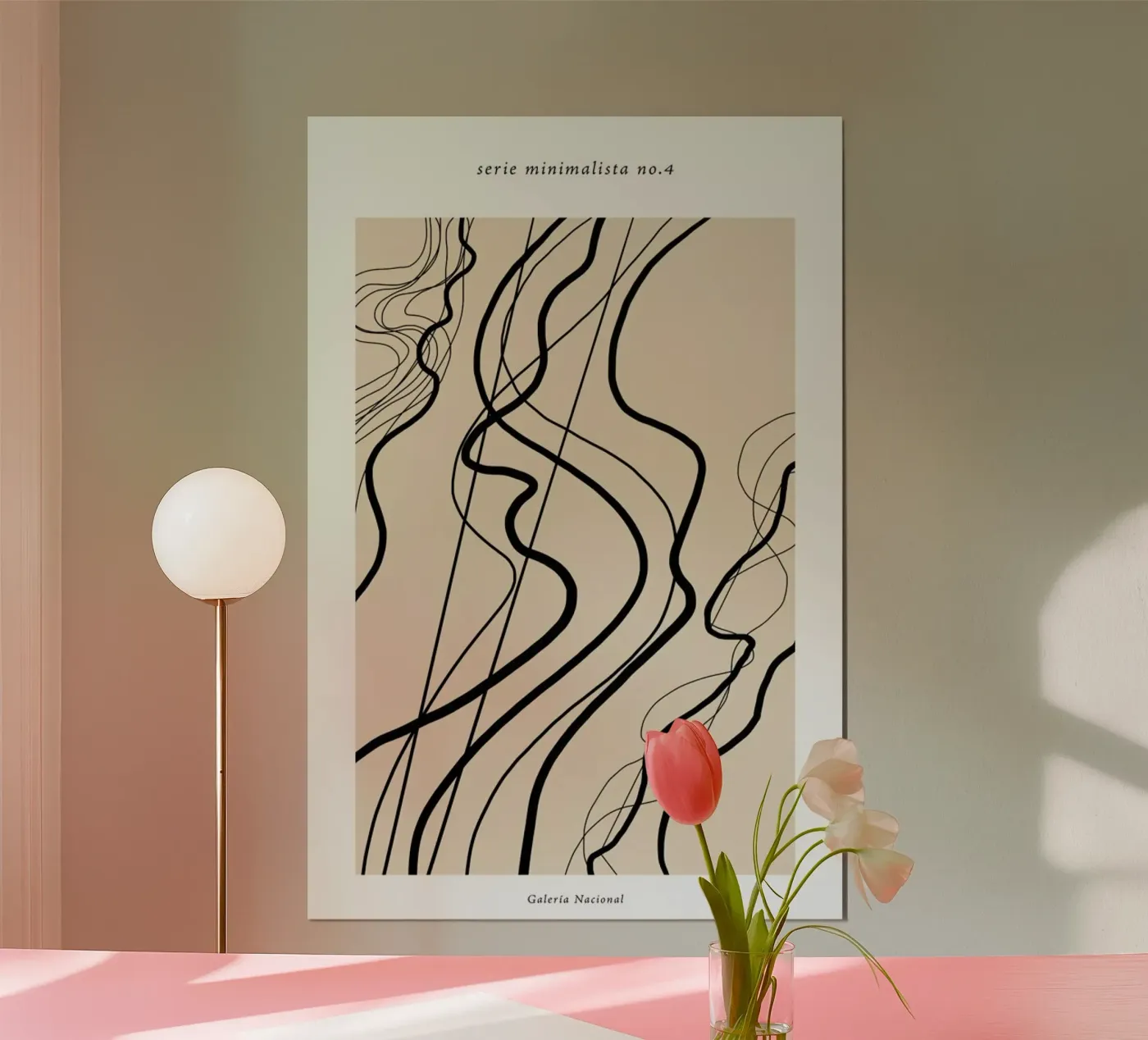 Minimal 4 poster by Froilein Juno