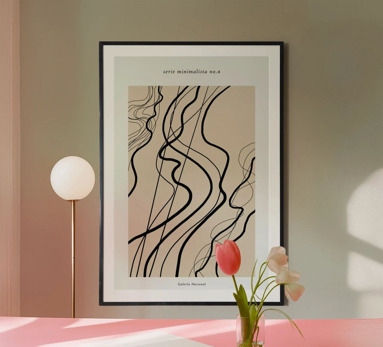 Minimal 4 poster by Froilein Juno
