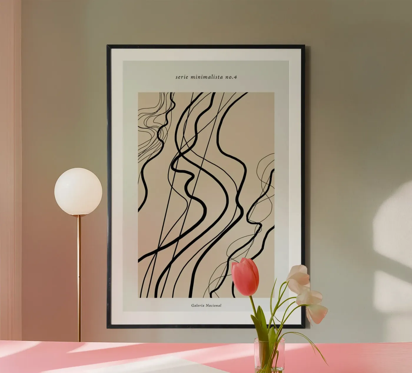 Minimal 4 poster by Froilein Juno