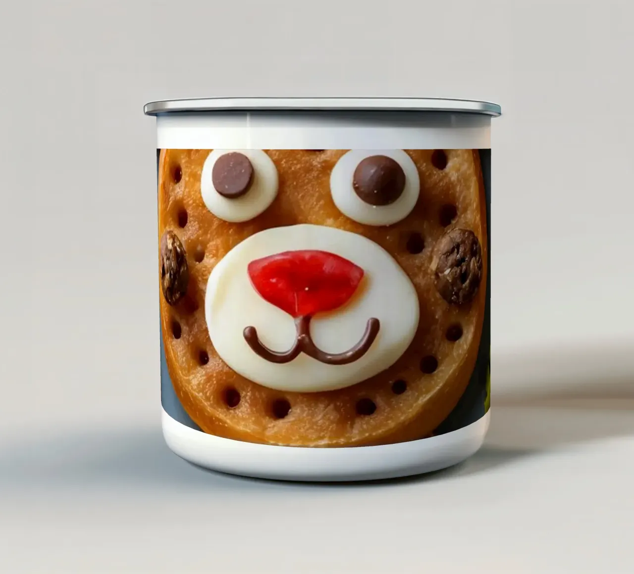 Festoso assortimento di biscotti natalizi a forma di alce tazza in smalto da DesignDoodle