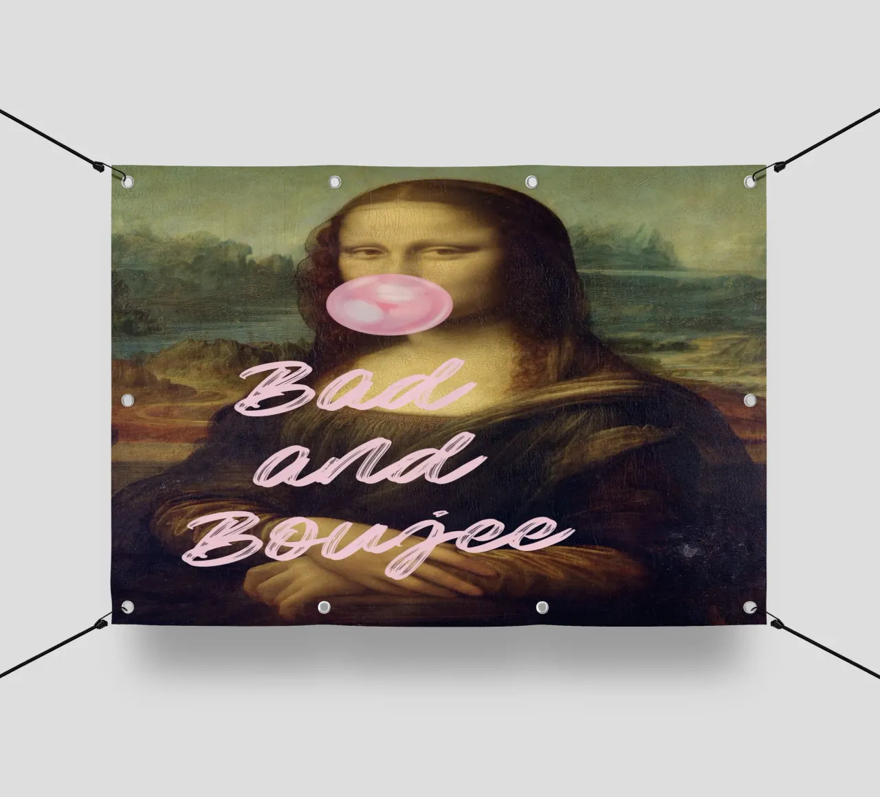 "Bad and Boujee Mona Lisa" Pop Art - Iconic & Trendy pvc cover by ClubArt