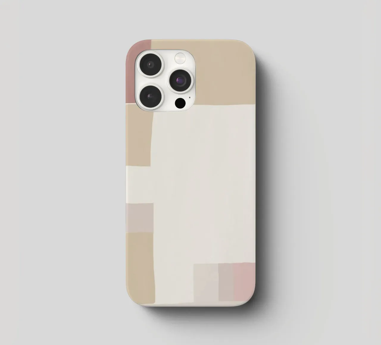 Minimalismo neutro della tavolozza rossa cover iphone da Little Dean