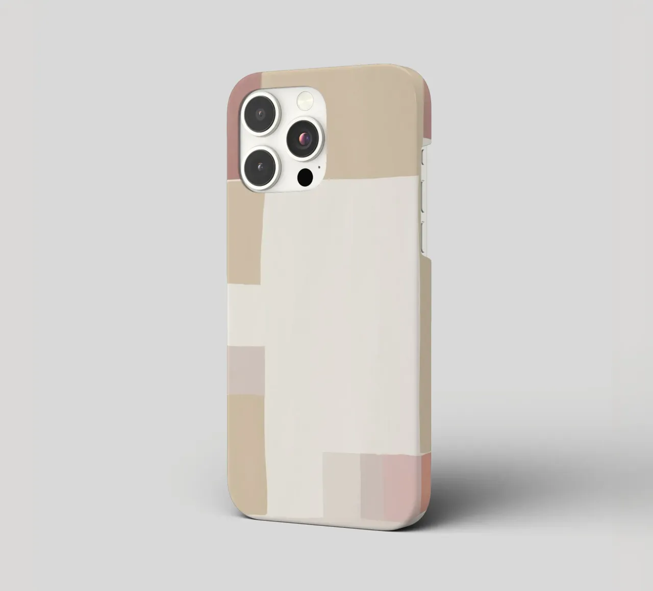 Minimalismo neutro della tavolozza rossa cover iphone da Little Dean