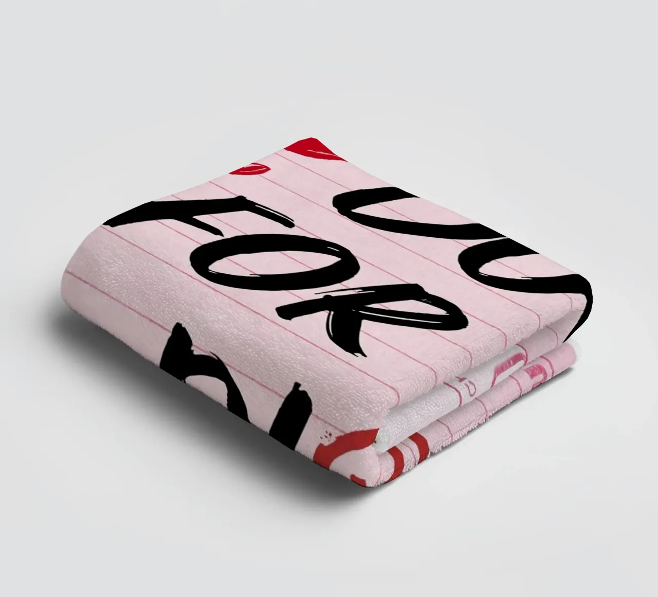"Doe het voor de plot" Retro gastenkaart - geestig en brutaal badhanddoek van ClubArt