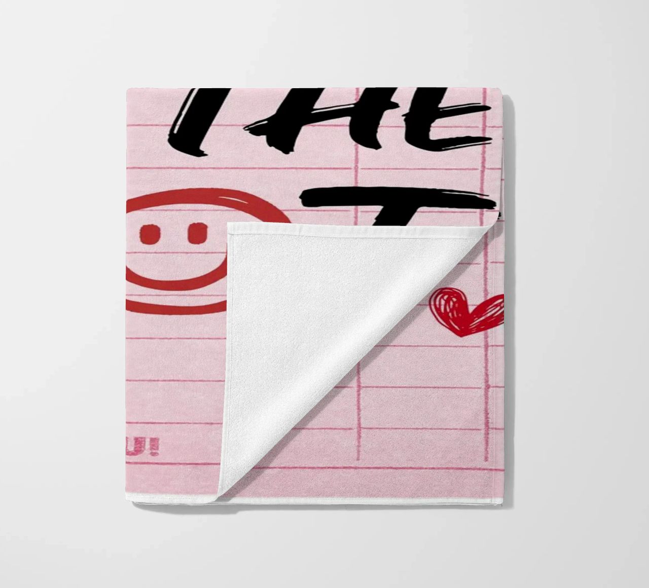 "Do It For The Plot" Retro Guest Check Art - Witty & Bold beach towel by ClubArt